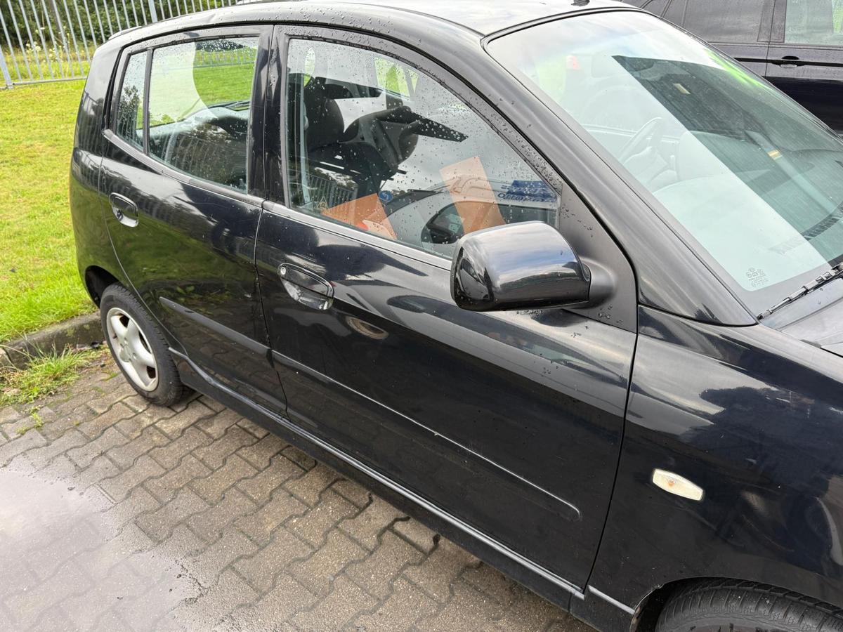 Kia Picanto BA original Tür vorn rechts Z1 Galaxy Black Rohbau BJ04